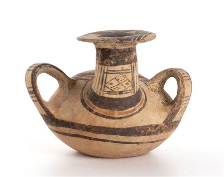 ASKOS DAUNIO BIANSATO
Subgeometrico Daunio II, 550-400 a.C.