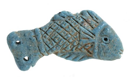 PESCE EGIZIANO IN FAIENCE
Dal periodo Tardo al periodo Tolemaico