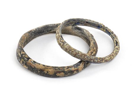 COPPIA DI BRACCIALI IN PASTA VITREA
Mediterraneo Orientale, Epoca tardo-antica