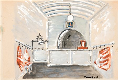 ORFEO TAMBURI (1910-1994) - Senza Titolo