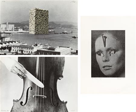 AUTORI VARI (PLESSI, STURLI, KUBISCH) - Lotto unico composto da 3 litografie