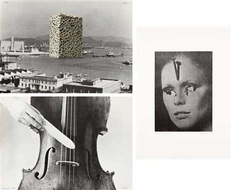 AUTORI VARI (PLESSI, STURLI, KUBISCH) - Lotto unico composto da 3 litografie