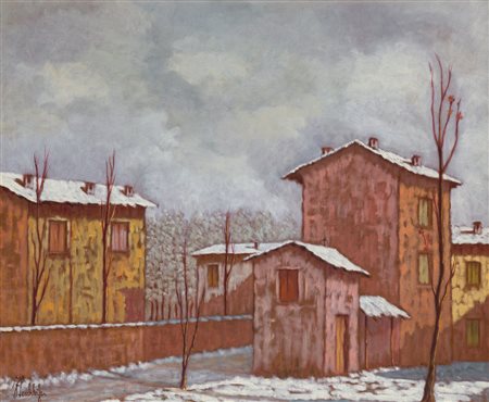FERRUCCIO SESCHLEIFER - Senza Titolo (Paesaggio invernale)