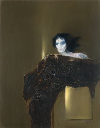 GIOVANNI CAPPELLI (1923-1994) - Ragazza sola, 1971