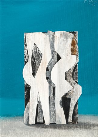 FRANCESCO VACCARONE (1940) - Totem sulla spiaggia, 1974