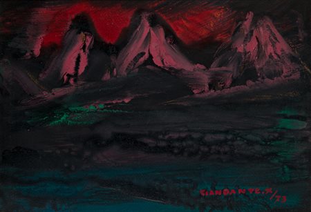 GIANDANTE X (1900-1984) - Paesaggio, 1973