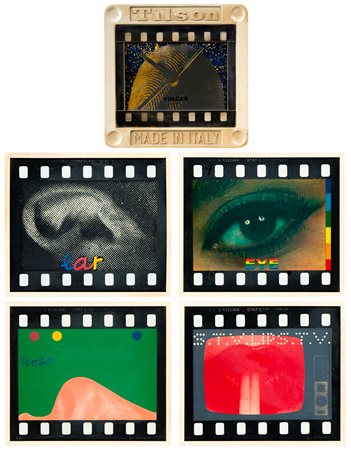 JOE TILSON (1928) - Made in Italy - Five senses, 1968