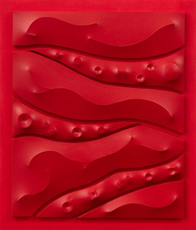 ANDREA BASSANI (1954) - Forma e colore rosso
