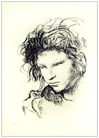 PIETRO ANNIGONI Milano 1910 – Firenze 1988 Senza titolo 1972 Litografia...