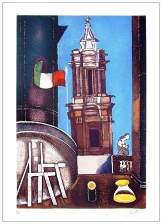 FRANCO GENTILINI Faenza 1909 – Roma 1981 Campanile di S. Agnese in Angone...