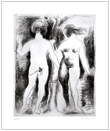 MARINO MARINI Pistoia 1901 – Viareggio 1980 Omaggio a Dürer 1971 Acquaforte...