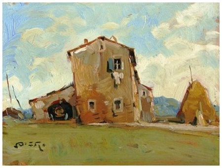 FRANCESCO MARIA PIERI Castagneto Carducci 1941 – 1989 Senza titolo Olio su...