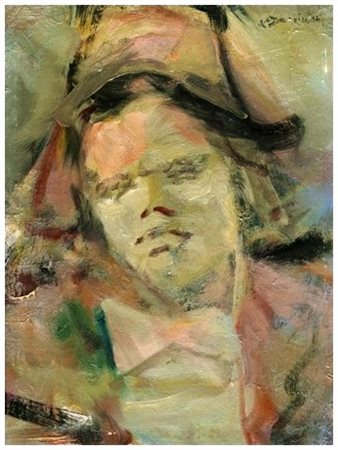 ALDO CIUCCI Alessandria d’Egitto 1917 - Livorno 2000 Augusto 1980 Olio su...