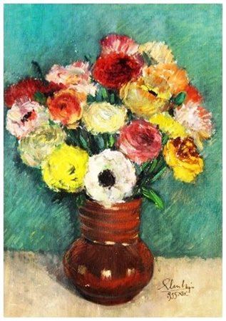 ENNIO COCCHI Firenze 1915 – 1987 Senza titolo 1935 Olio su tela 39,5 x 28....