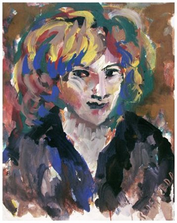 SILVIO LOFFREDO Parigi 1920 Senza titolo Olio su cartone telato 60 x 50....