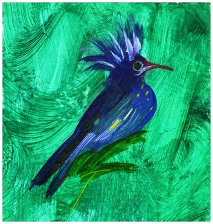 ANTONIO POSSENTI Lucca 1933 Senza titolo Olio e pastelli su cartone 9 x 8,5....