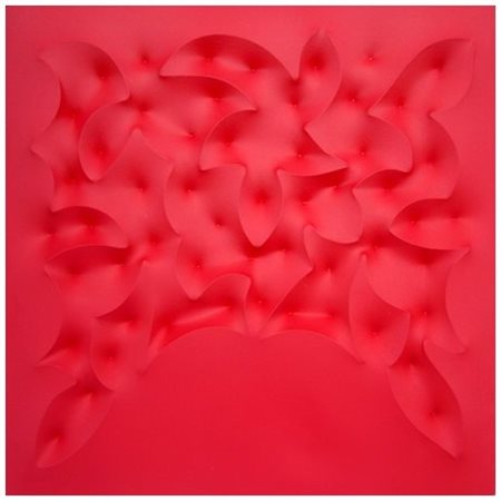 GIUSEPPE AMADIO Todi 1944 Eamu Pittura su tela estroflessa 70 x 70. Firma e...