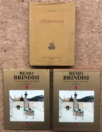 OTTONE ROSAI E REMO BRINDISI - Lotto unico di 2 cataloghi: