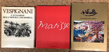 AUTORI VARI (VESPIGNANI, MATISSE E VIOLA) - Lotto unico di 3 cataloghi