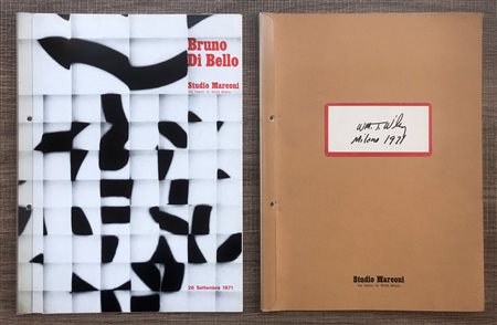 STUDIO MARCONI, MILANO - Lotto unico di 2 cataloghi
