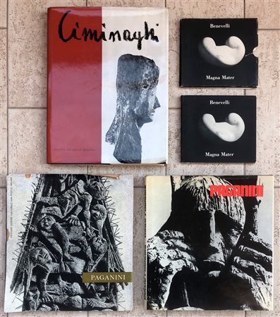 SCULTURA ITALIANA DEL DOPOGUERRA - Lotto unico di 4 cataloghi