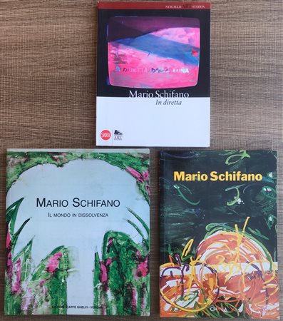 MARIO SCHIFANO - Lotto unico di 3 cataloghi