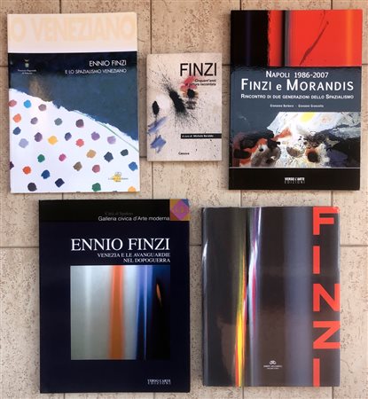 ENNIO FINZI - Lotto unico di 5 cataloghi