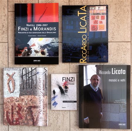 RICCARDO LICATA E ENNIO FINZI  - Lotto unico di 5 cataloghi