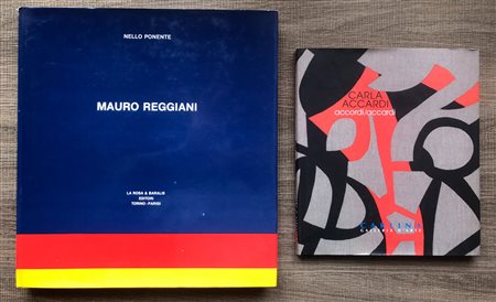 MAURO REGGIANI E CARLA ACCARDI - Lotto unico di 2 cataloghi: