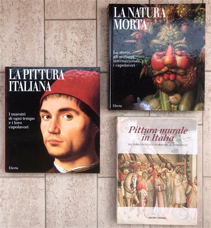PITTURA - Lotto unico di 3 cataloghi