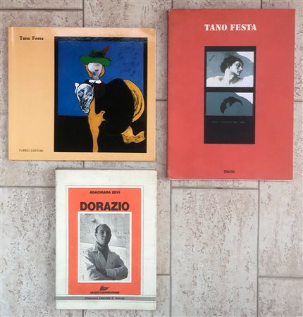 TANO FESTA E PIERO DORAZIO - Lotto unico di 3 cataloghi
