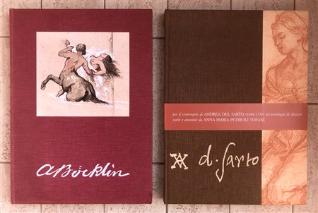 ARNOLD BÖCKLIN E ANDREA DEL SARTO - Lotto unico di 2 cataloghi