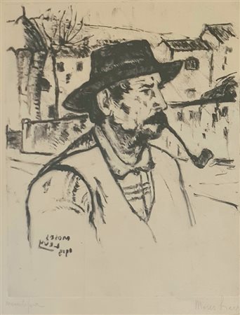 Moses Levy, Campagnolo con la pipa