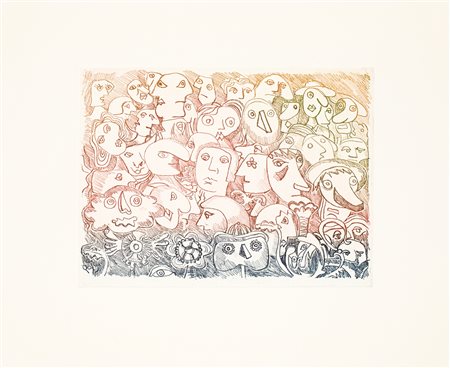 ENRICO BAJ (1924-2003) - Golfo mistico, 1982
