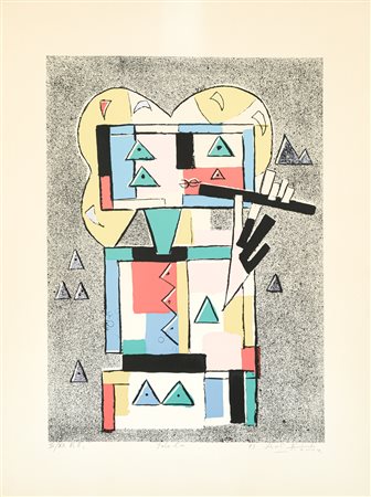 IBRAHIM KODRA (1918-2006) - Idolo, 1973