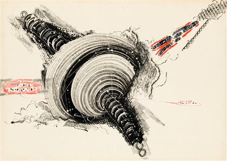 AMILCARE RAMBELLI (1924-1976) - Senza Titolo, 1964
