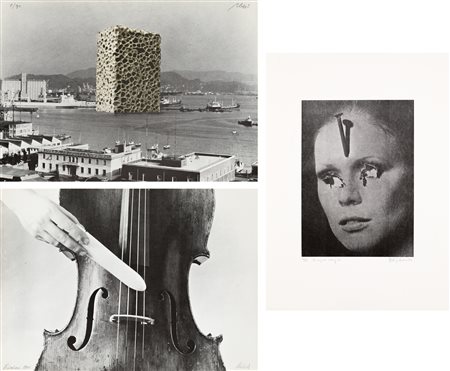 AUTORI VARI (PLESSI, STURLI, KUBISCH) - Lotto unico composto da 3 litografie