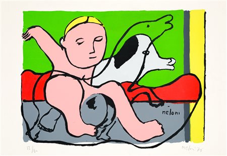 GINO MELONI (1905-1989) - Senza Titolo, 1976
