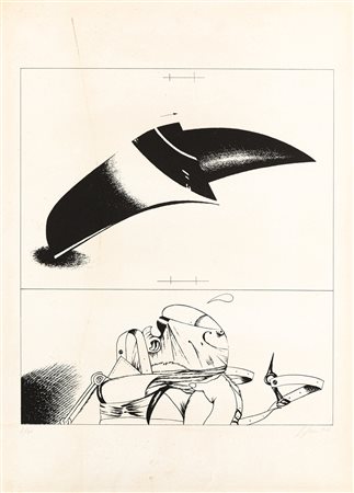 SERGIO SARRI (1938) - Senza Titolo, 1971