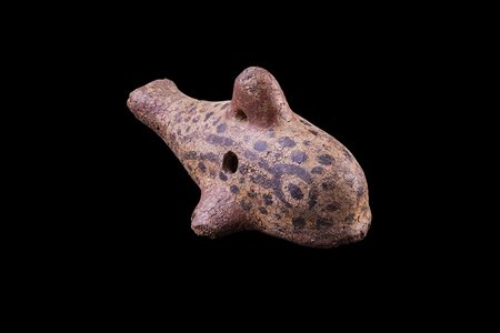 CHIRIQUI-DIQUIS PRECOLOMBIANO  A FORMA DI DELFINO