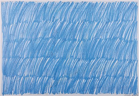 CLAUDIO VERNA Guardiagrele (Ch) 24/09/1937 Senza titolo, 1977 pastelli su...