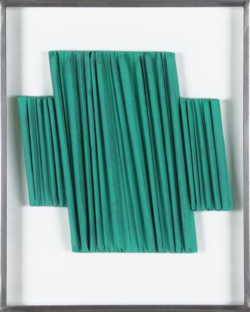 UMBERTO MARIANI Milano 16/11/1936 Senza titolo, 2004 vinilico su piombo...