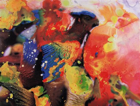 DANIELE GIRARDI Verona 1977 Chromocosmo New York, 2007 tecnica mista su tela...