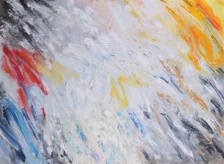 GIANCARLO BARGONI Genova 01/09/1936 Antimeridiano olio su tela cm. 100x120,...