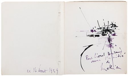 GEORGES MATHIEU Boulogne sur Mer 1921 - Boulogne-Bilancourt 12/06/2012 Senza...