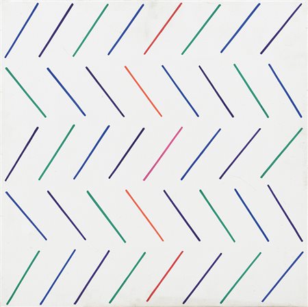 MARIO NIGRO Pistoia 28/06/1917 - Livorno 11/08/1992 Il tempo, 1974 tempera su...