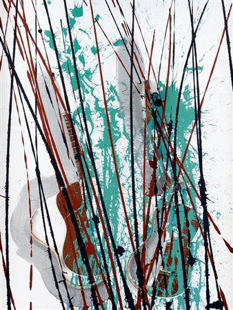 ARMAN Nizza 1928 - New York 22/10/2005 Sans titre, 2003 Yukulele scomposto e...