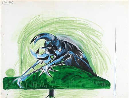 GRAHAM SUTHERLAND Londra 24/08/1903 - Mentone 17/02/1980 Study for bestiare,...