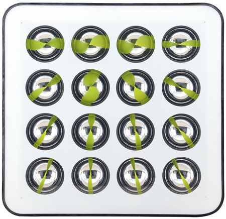 FRANCO COSTALONGA Venezia 1933 Ottico cinetico, 1975 assemblaggio di materie...