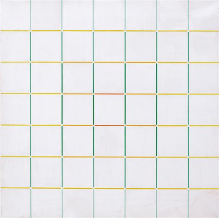 HANS JORG GLATTFELDER Zurigo 10/07/1939 Ortogonales netz mit negativen...